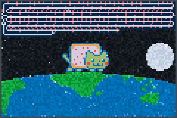 nyNyanyNyan Pixel Art