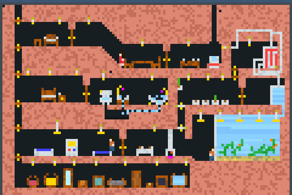 doomsdaybunker. Pixel Art