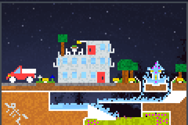 wonderful house Pixel Art