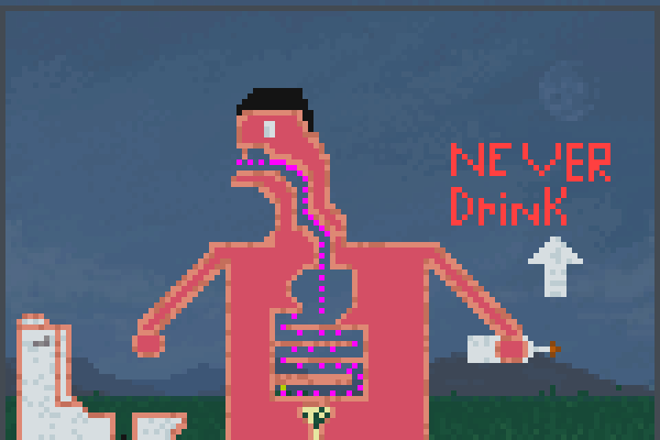 Human Barf Pixel Art