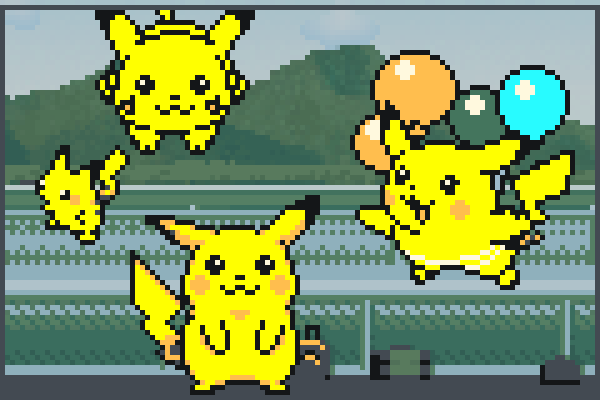 Pika Pikachu! Pixel Art