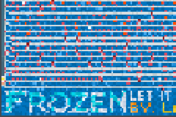 FROZEN SONG!!!! Pixel Art