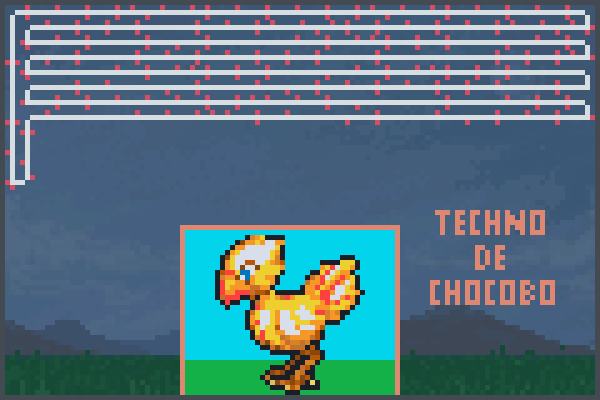 Techno de Choco Pixel Art