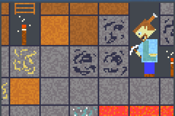 Steve died Pixel Art