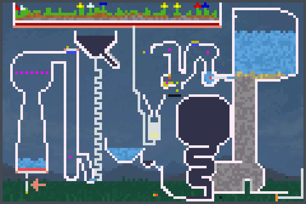 red toiletwater Pixel Art