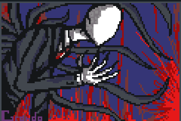 Slenderrrrman=] Pixel Art