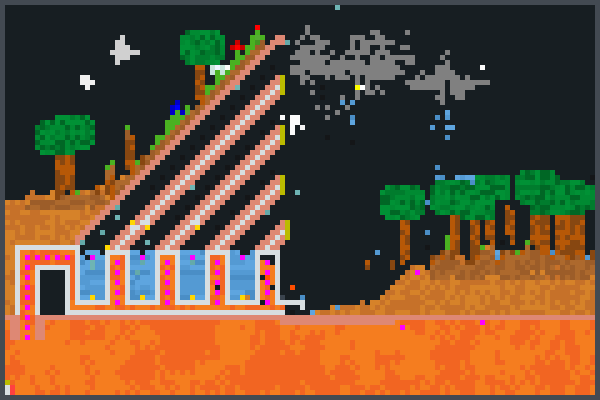 power plant 001 Pixel Art