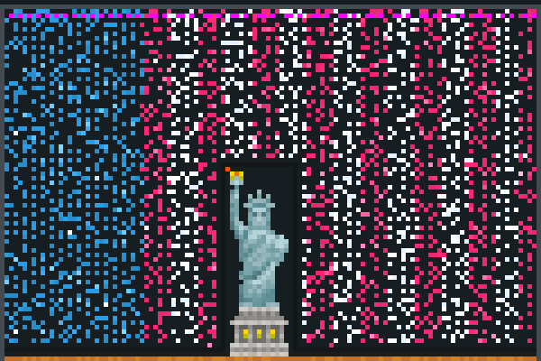 Liberty n USA Pixel Art