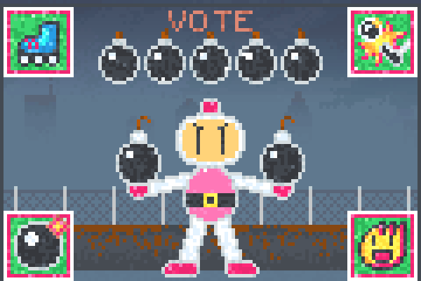 Bomberman Pixel Art