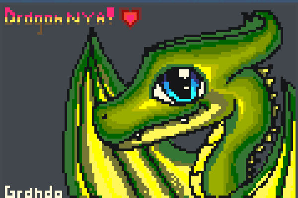 Dragon nya Pixel Art