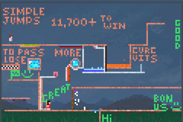 Parkour Trick 1 Pixel Art