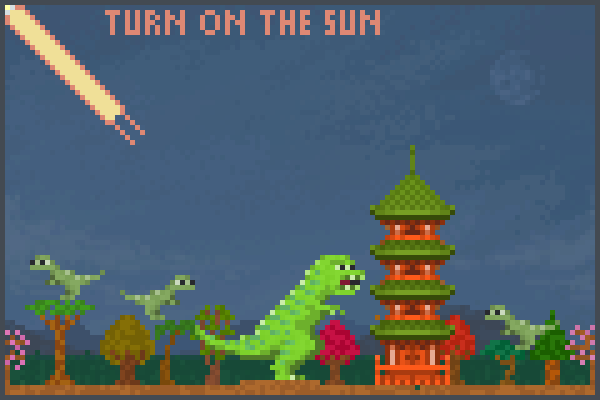 sun gun, Pixel Art