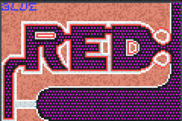 .,RED,. Pixel Art