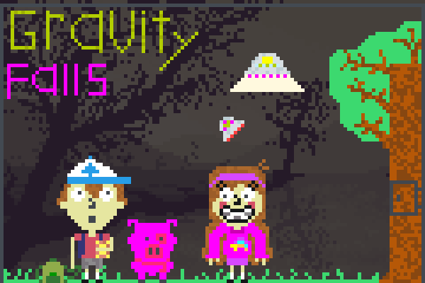 gravity falls!! Pixel Art