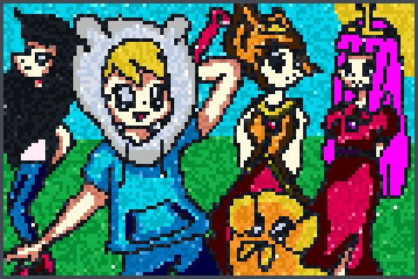 FinnandFriend<3 Pixel Art