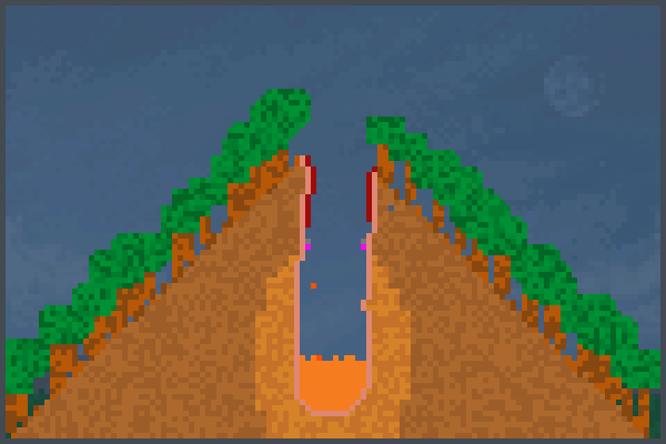 volcano tnt Pixel Art