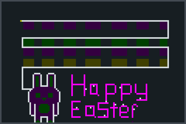 Easter msg!!! Pixel Art