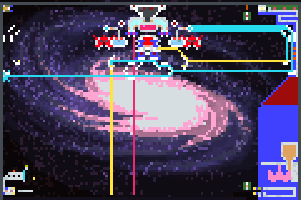 GalaxyWars Boss Pixel Art