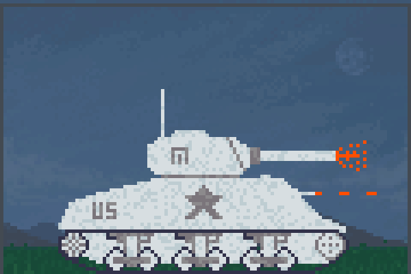 M4 Sherman Pixel Art