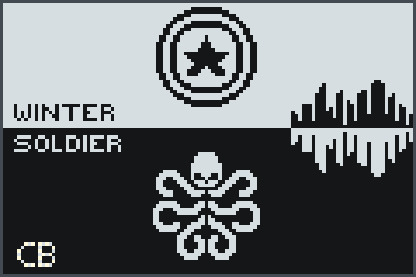 Winter Soldier Pixel Art