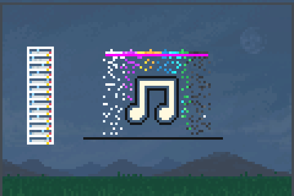 Sound of Music. Pixel Art