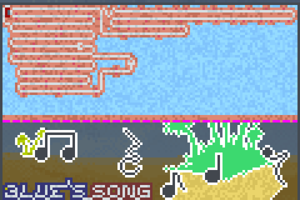 . Blue>s Song . Pixel Art