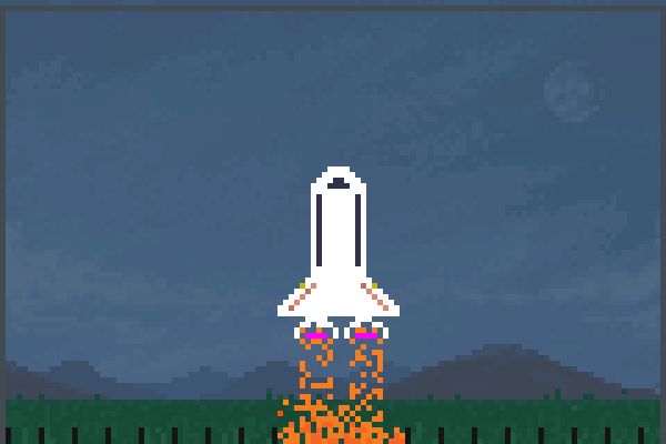 SpaceShip 1.0. Pixel Art