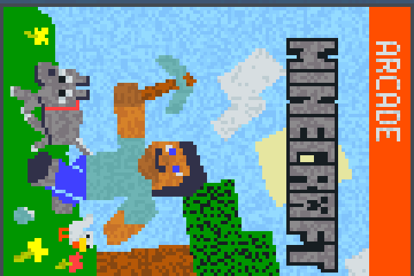 Minecraft Arcade Pixel Art