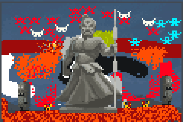  Destoy it Pixel Art