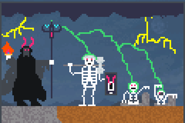 black magic Pixel Art