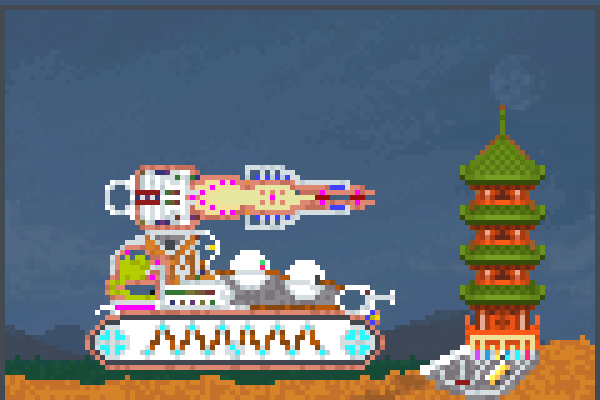 T27 90.5 cannon Pixel Art