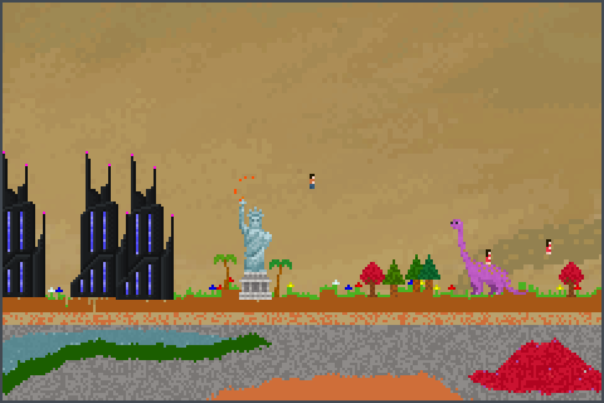 My 1st HD World Pixel Art