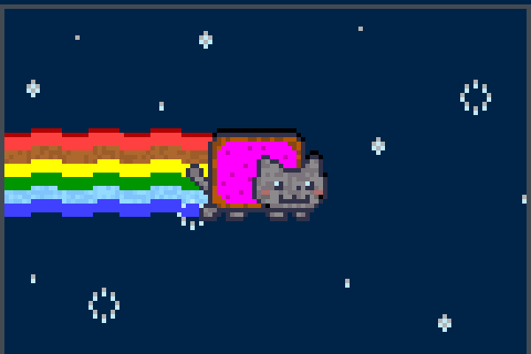 Repaint nyancat Pixel Art