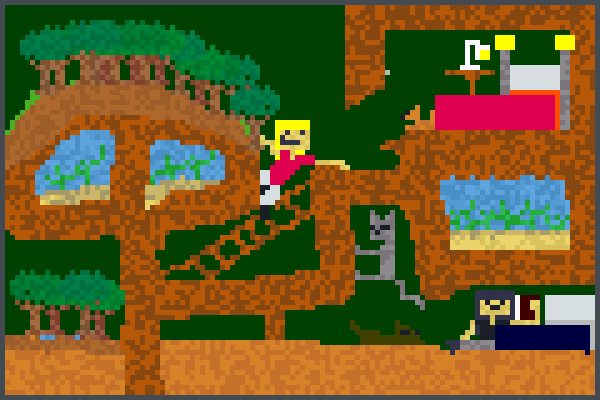 treehouse topia Pixel Art