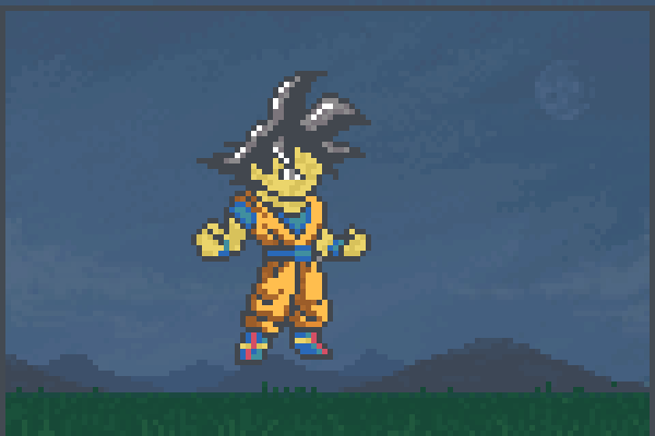 San Goku Pixel Art