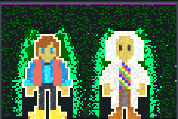 Back future Pixel Art