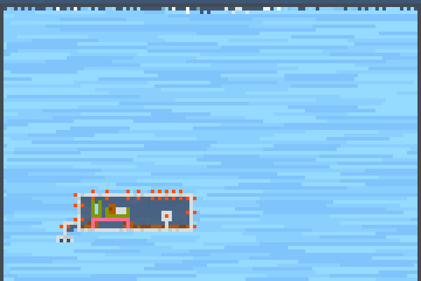 boat  song Pixel Art