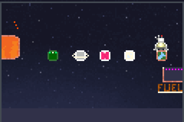 s p a c e 1.2.3 Pixel Art