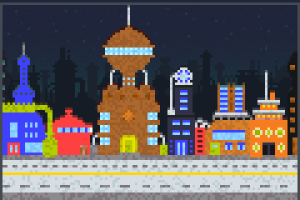 My home town! Pixel Art