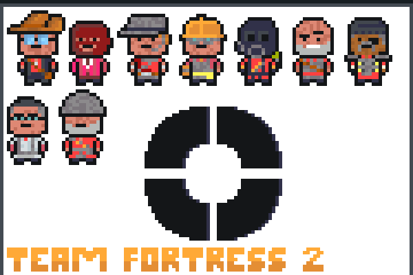 tf2 pixl art Pixel Art