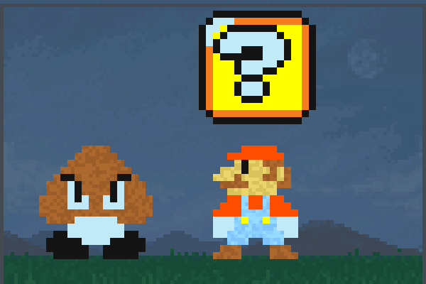 Super Mario Pixel Art