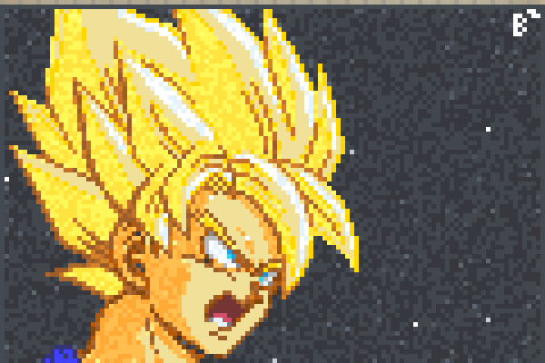 DBZ > Goku Pixel Art