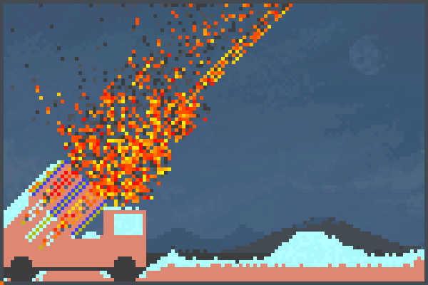 rocket gelee Pixel Art