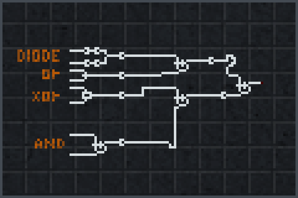 Logic circuit 1 Pixel Art