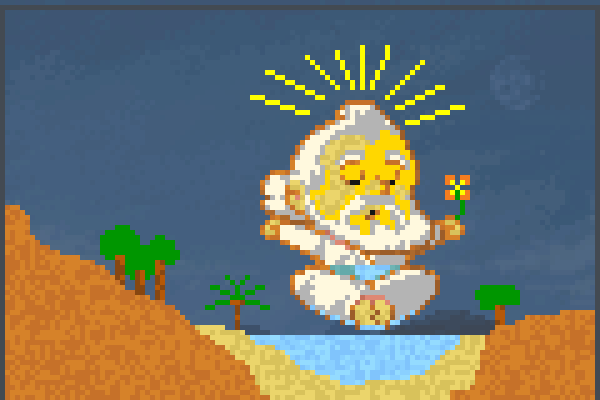 The Sandbox God Pixel Art