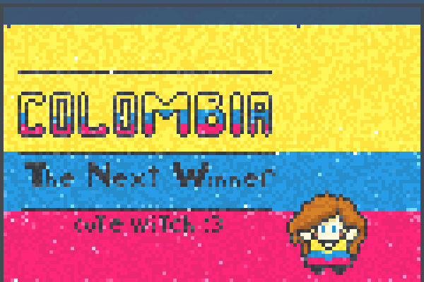    Colombia =3 Pixel Art