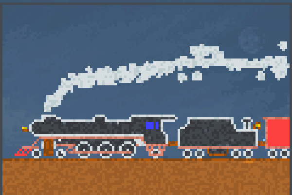 SteamLocomotive Pixel Art