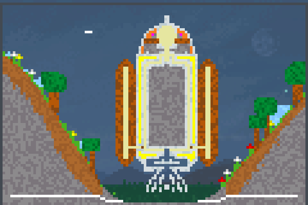  Rocket final Pixel Art