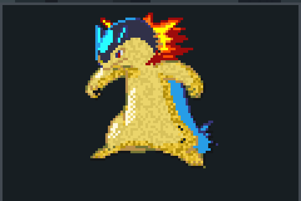 Typhlosion Pixel Art