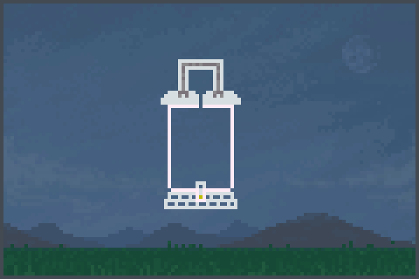 Thy Oil Lantern Pixel Art